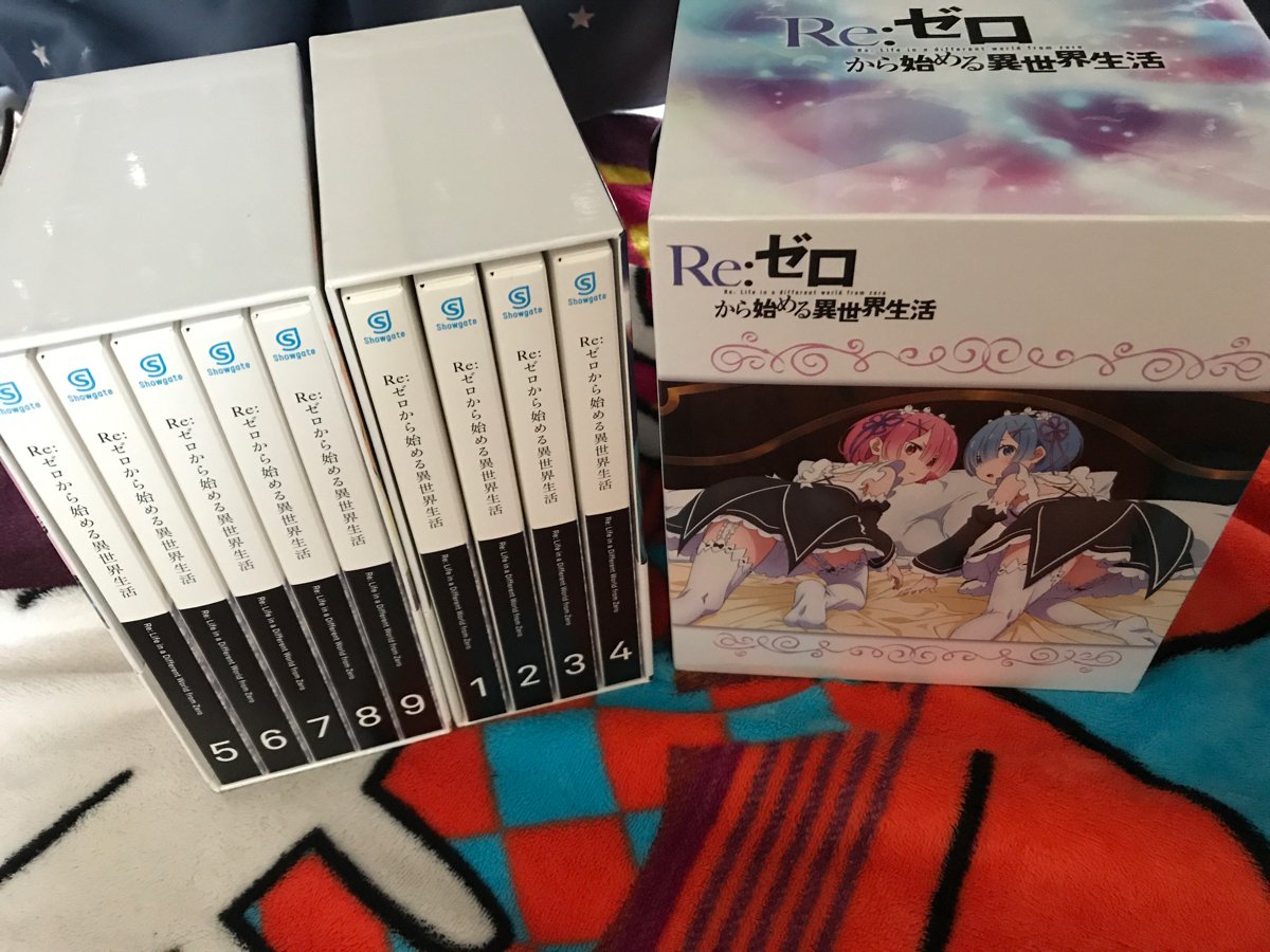 【中古】(非常に良い)中古　Re:ゼロから始める異世界生活 全9巻セット DVD ライトノベル