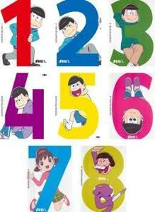 【中古】(非常に良い)ケース無::bs::おそ松さん 全8枚 第2話～第25話 最終 レンタル落ち 全巻セット DVD