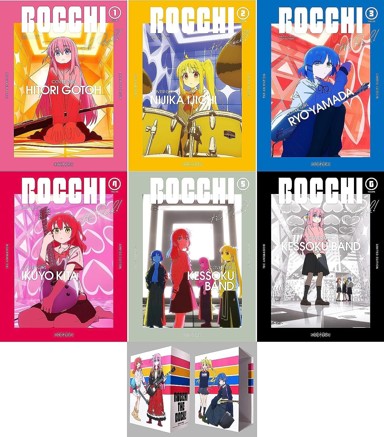 【中古】ぼっち・ざ・ろっく! 完全生産限定版 ブルーレイ 全6巻セット [Blu-rayセット]｜COCOHOUSE