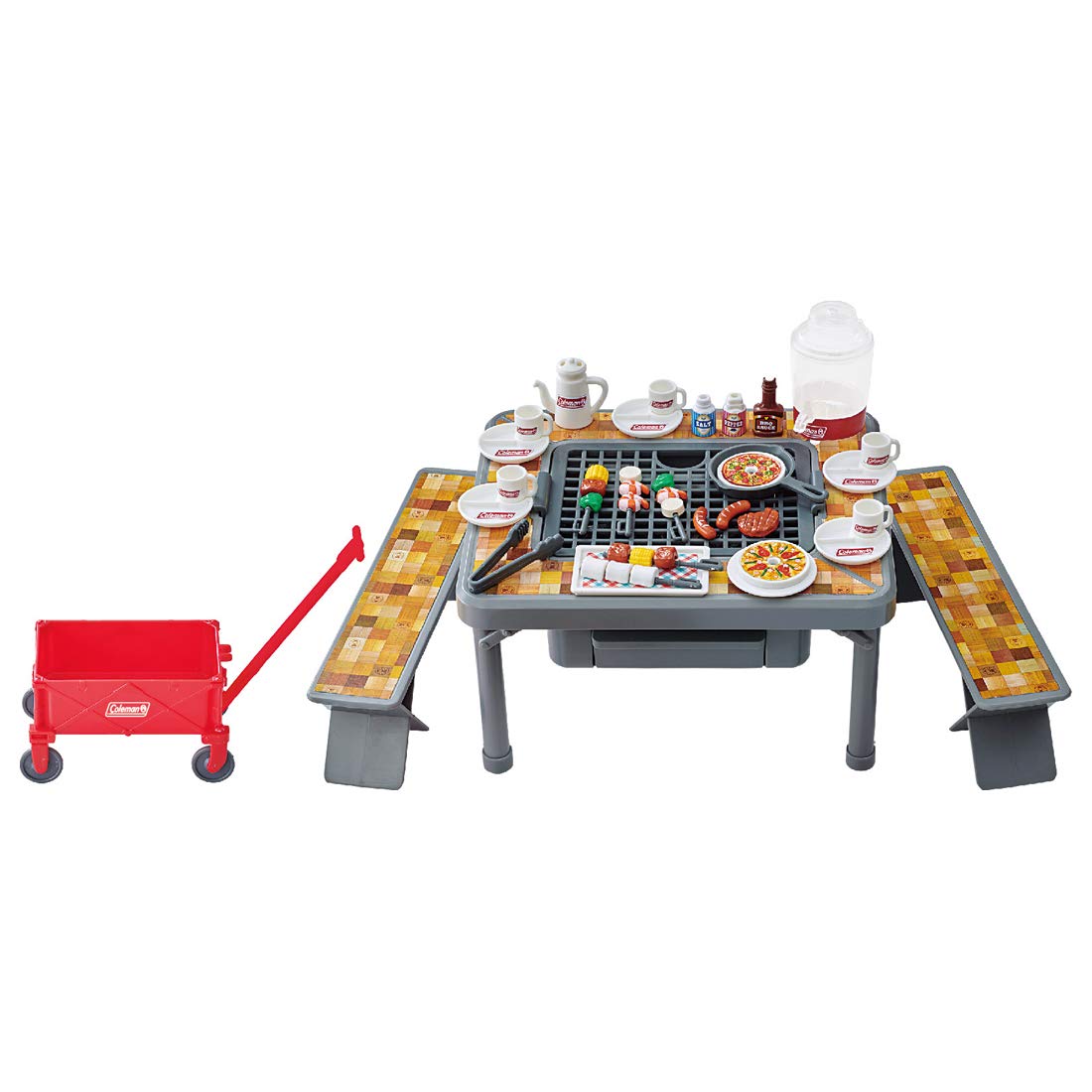 【中古】タカラトミー リカちゃん もくもくジュージュー にぎやかバーベキュー 【日本おもちゃ大賞2021 共遊玩具部門 優秀賞】 着せ替え おままごと おもちゃ 3歳以上