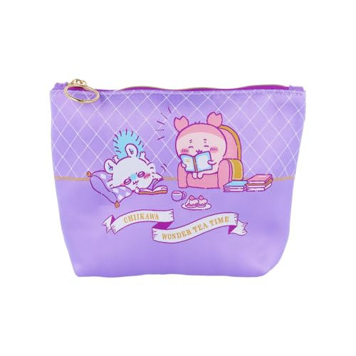 【中古】(非常に良い)サンスター文具(Sun-Star Stationery) ちいかわ ポーチ 舟形 Wonder Tea Time ティータイムB S2332272