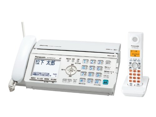 【中古】［状態良好］パナソニック おたっくす デジタルコードレスFAX 子機1台付き ホワイト KX-PW520DL-W