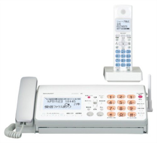 【中古】SHARP デジタルコードレスFAX 子機1台付き UX-D32CL