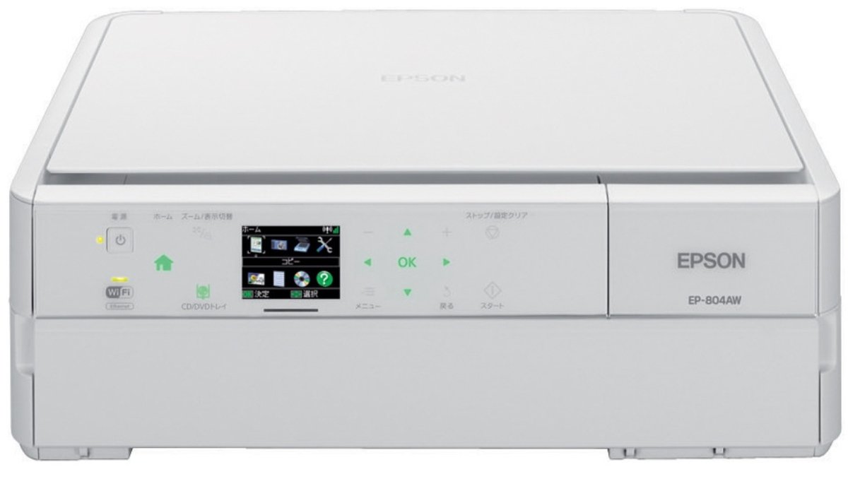 【中古】［物質の状態好ましい］EPSON Colorio インクジェット結びあわせる機 EP-804AW 有線・無線電話ローカルエリアネットワーク標準尺度相応う スマートフォンプリント相応う 先読みお引き回し\u0026カンタンLEDナビ積み上げる 6色染め料インキ 白いこと青写真