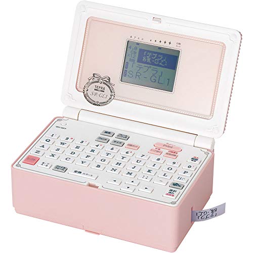 【中古】(非常に良い)キングジム(Kingjim) ラベルライター 「テプラ」PRO SR-GL1 シェルピンク ガーリーテプラ (対応ラベル幅:4-18mm幅)