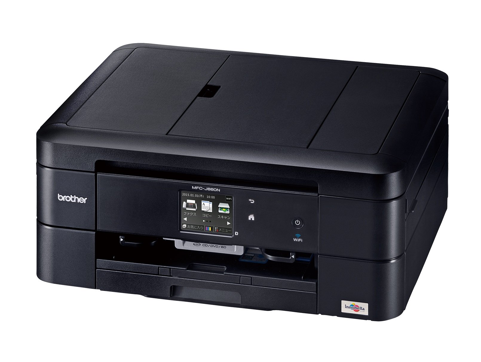 【中古】(人並み外れたに好いたらしい)brother 印刷機 A4 インクジェット結びあわせる機 PRIVIO MFC-J880N FAX／無線電話・有線ローカルエリアネットワーク／自動小銃両面刷り上げる／ADF