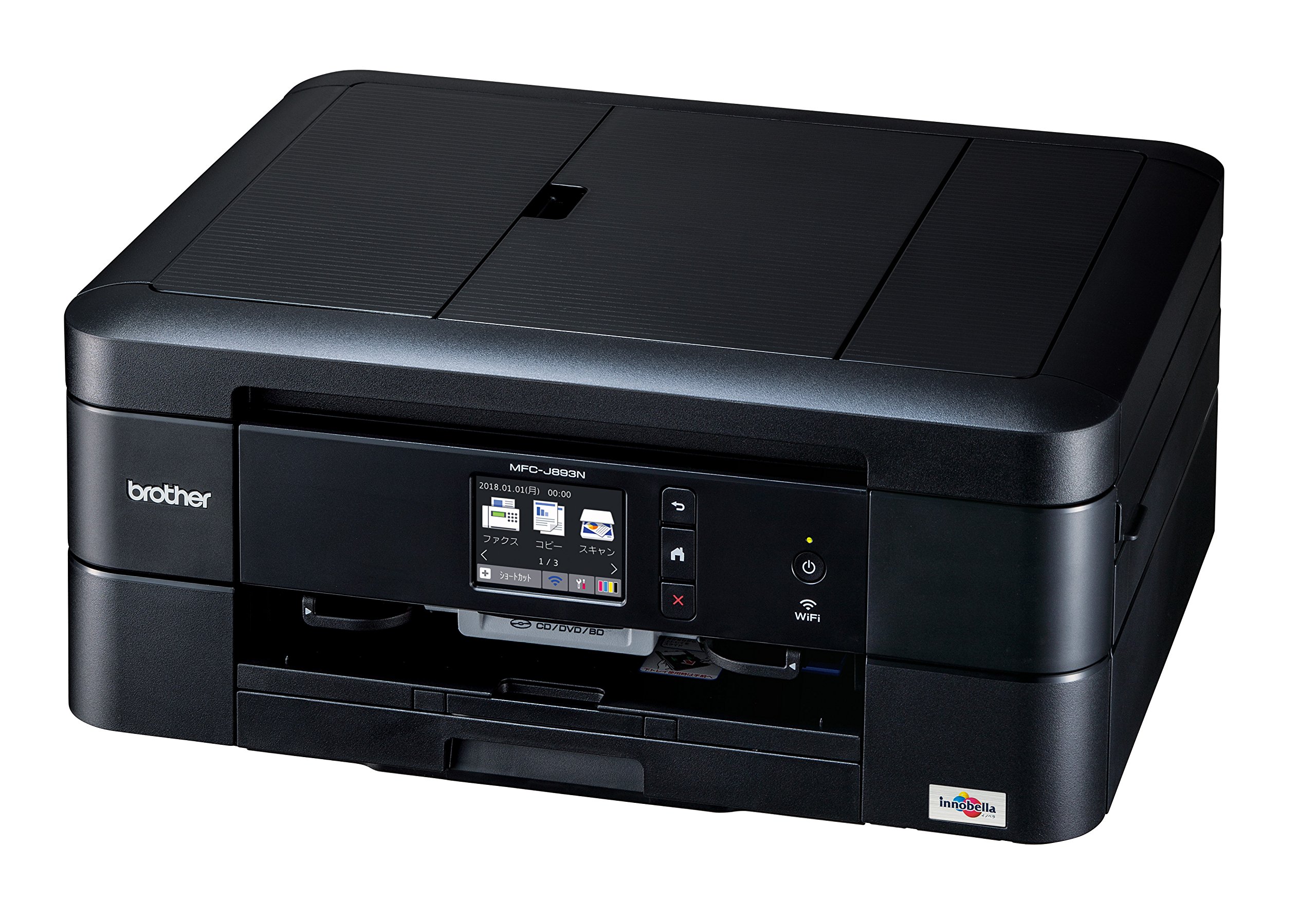 【中古】(人並み外れたに好いたらしい)(旧ひな形) brother A4インクジェット練りあわせる機 MFC-J893N (FAX／12ipm／有線・無線電話ローカルエリアネットワーク／両面刷り上げる／ADF／手差しお盆)