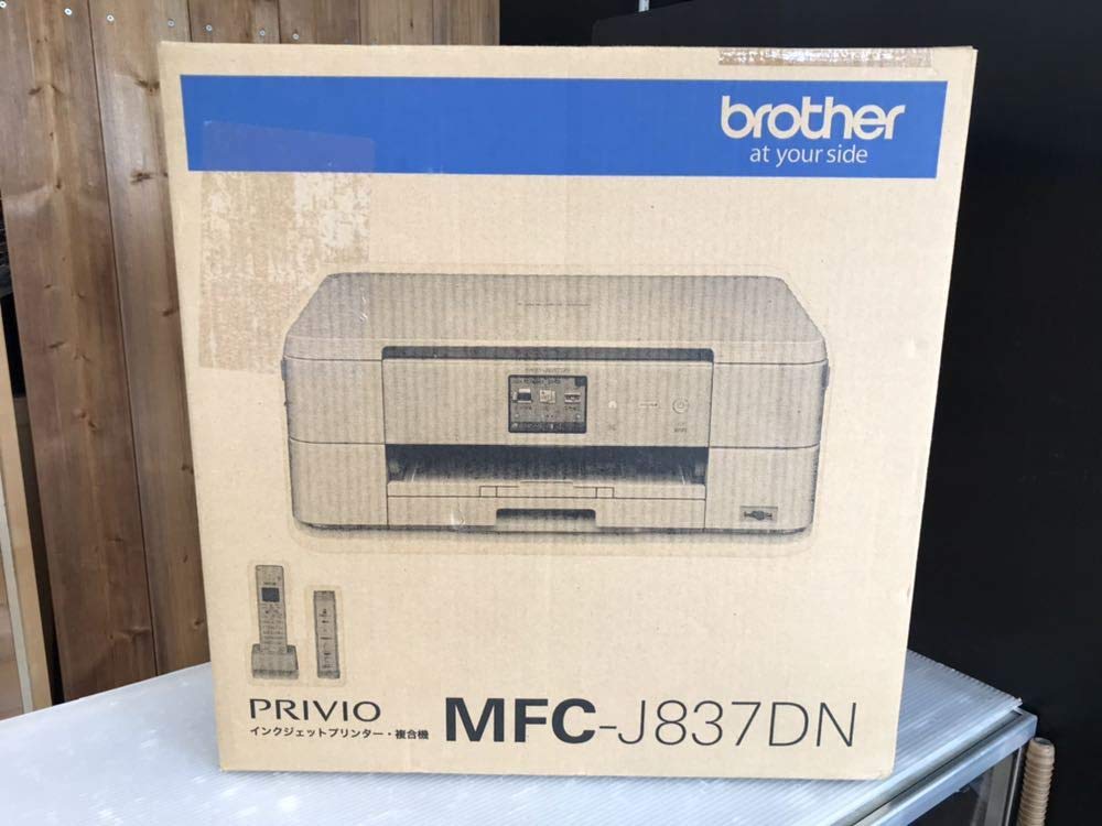 【中古】(人並み外れたに好いたらしい) brother インクジェット印刷機 結びあわせる機 MFC-J837DN+A4PA
