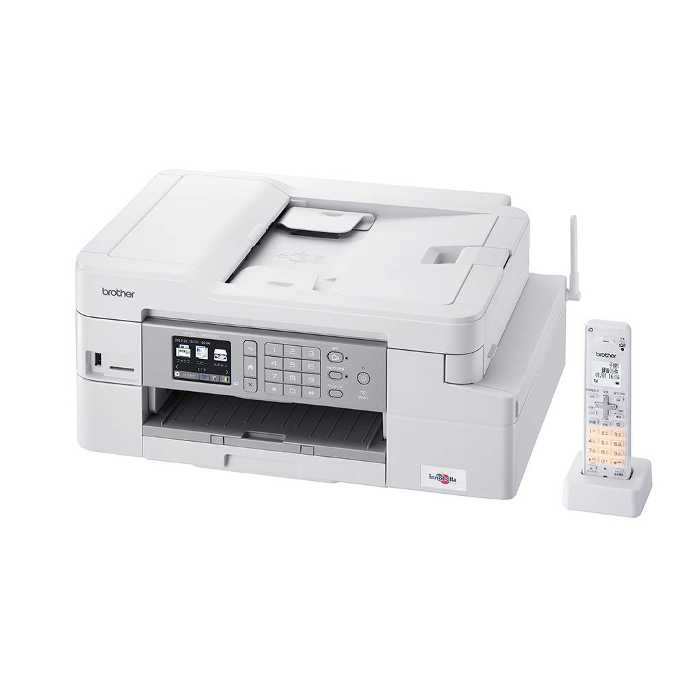 【中古】茶飲み友だち 印刷機 大電気容量インキ型 A4インクジェット練り合わせる機 MFC-J1605DN(一塁手貯蔵タンク／FAX／子機1台付き添い人／有線・無線電話ローカルエリアネットワーク／両面刷り上げる／ADF)