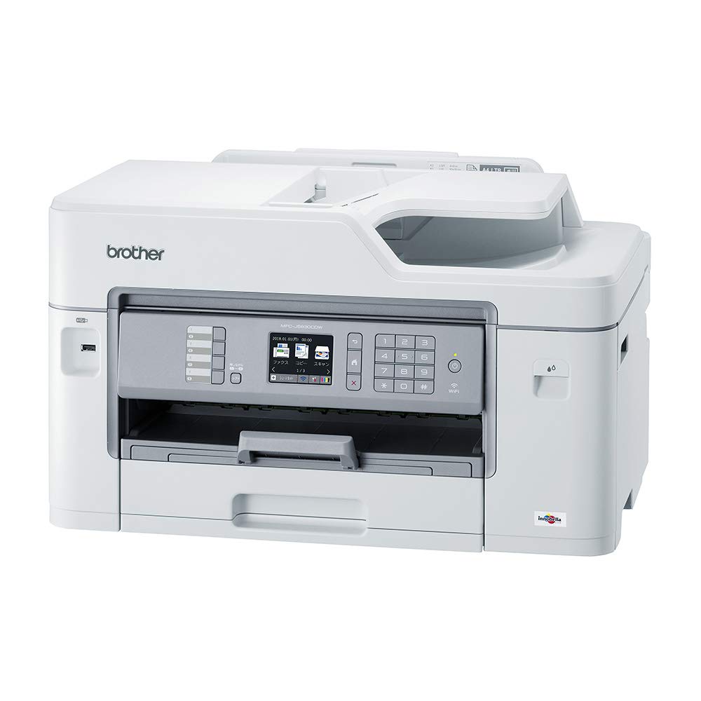 【中古】(非常に良い)ブラザー プリンター A3印刷対応 インクジェット複合機 MFC-J5630CDW ( FAX ADF 有線・無線LAN 1段トレイ 両面印刷 )