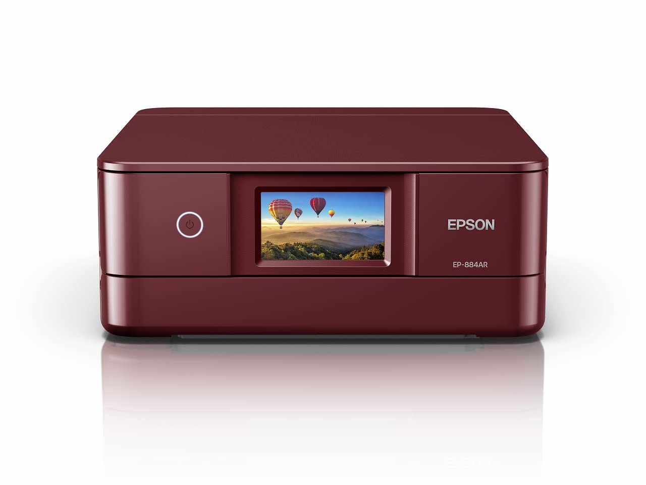 【中古】エプソン 印刷機 A4インクジェット練り合わせる機 ハラリオ EP-884AR 赤いこと(赤)
