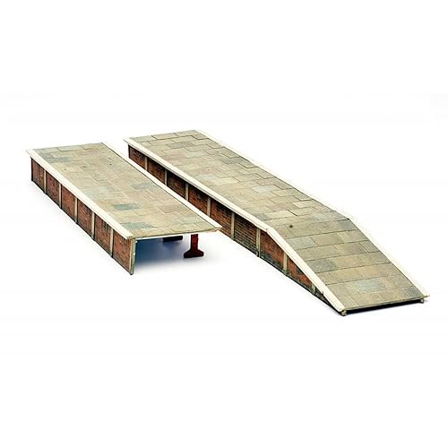 【中古】(非常に良い)Dapol Model Railway Station Platform Plastic Kit - OO Scale 1／76