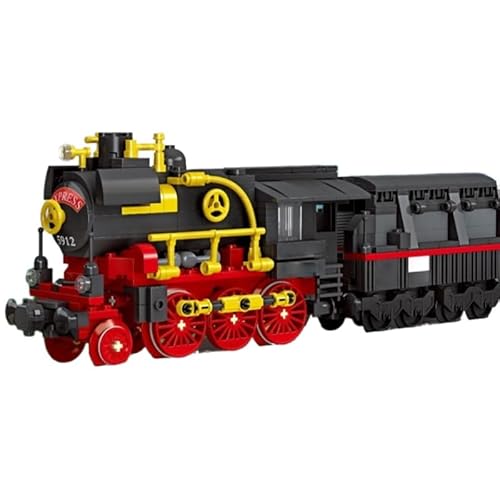 【中古】蒸気機関車 模型 ブロック 積み木 列車 仮想 鉄道 玩具 男の子 子供 大人 DIY 組み立て 知育 クラフト 精密 モデル インテリア プレゼント ギフ 10,202円