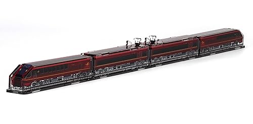 【中古】(未使用品)【3Dアクデン】近鉄ひのとり 4両セット (4両セット) アクリル 鉄道 模型 電車 組立て キット クリスタル 贈り物 趣味 ギフト