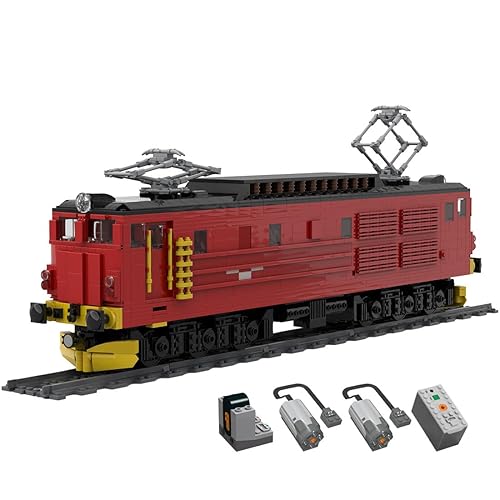 【中古】(非常に良い)BrickCraftWorksモデルビルディングブロックキット、貨物電気機関車列車組み立ておもちゃビルディングブロックセット(ダイナミックバージョン／22