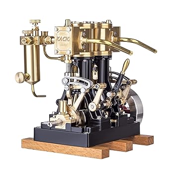 【中古】(非常に良い)PHYNEDI KACIO LS1-14 ミニシングルシリンダー レシプロスチームエンジンモデル ボイラーなし 80cm以上出荷 精巧な機械コレクション装飾 ベース 205,145円