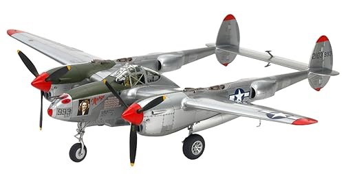 【中古】(未使用品)タミヤ(TAMIYA) 1／48 傑作機シリーズ No.123 アメリカ軍 ロッキード P-38J ライトニング プラモデル 61123 成型色