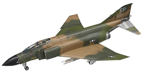 【中古】(非常に良い)ファインモールド 1／72 航空機シリーズ アメリカ空軍 F-4C 戦闘機 ウルフパック 1967 限定版 プラモデル 72846 成型色