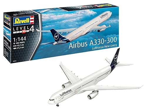 【中古】(非常に良い)ドイツレベル 1／144 エアバス A330-300 ルフトハンザ New Livery プラモデル 03816