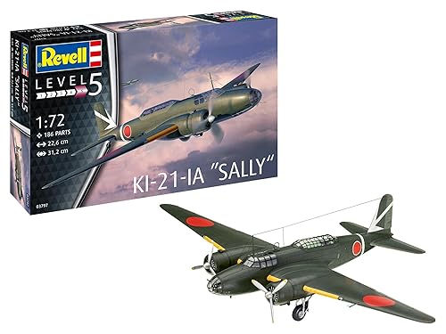 【中古】ドイツレベル 1／72 日本陸軍 Ki-21-Ia 九七式重爆撃機 プラモデル 03797