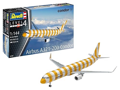 【中古】(未使用品)ドイツレベル 1／144 エアバス A321-200 コンドル プラモデル 03788