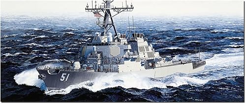 【中古】プラッツ ドラゴン 1／350 アメリカ イージス・ミサイル駆逐艦 U.S.S.アーレイバーク DDG-51 プラモデル DR1023