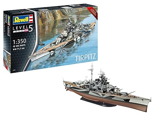 【中古】(未使用品)ドイツレベル 1/350 ドイツ戦艦 テルピッツ プラモデル