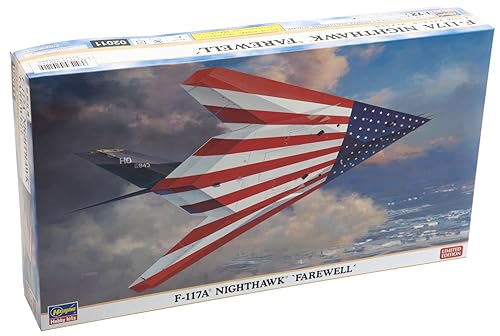 【中古】(非常に良い)ハセガワ 1／72 F-117A ナイトホーク フェアウェル