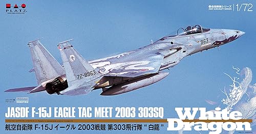【中古】プラッツ 1／72 航空自衛隊 F-15Jイーグル 2003戦競 第303飛行隊 白龍 プラモデル AC-43