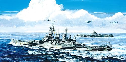 【中古】(非常に良い)ピットロード 1／700 スカイウェーブシリーズ アメリカ海軍 戦艦 BB-55 ノースカロライナ 1944 プラモデル W250 成型色 7,049円