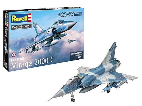 【中古】(未使用品)ドイツレベル(Revell) 1／48 フランス空軍 ダッソー ミラージュ 2000C プラモデル 03813