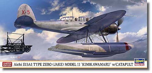 【中古】(未使用品)ハセガワ 1／72 日本海軍 愛知 E13A1 零式水上偵察機 11型 君川丸搭載機 w／カタパルト プラモデル 02455