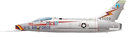 【中古】(未使用品)プラッツ 1／144 アメリカ F-100D スーパーセイバー トリプルゼロ プラモデル PF-79