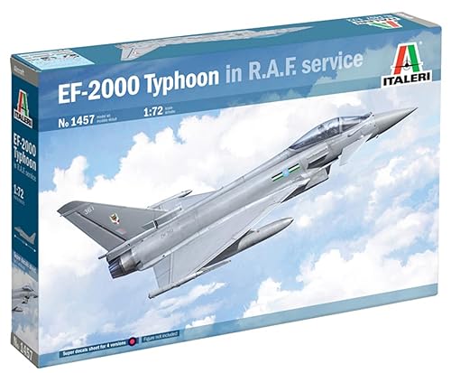 【中古】(未使用品)プラッツ イタレリ 1／72 イギリス 戦闘機 ユーロファイター タイフーン FGR.4 プラモデル IT1457 (飛行機)