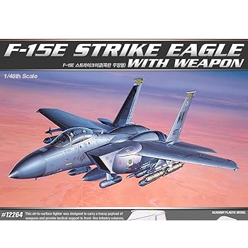 【中古】(未使用品)1／48 F-15E ストライクイーグル 武器付き 12264