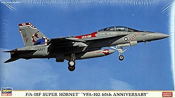 【中古】(非常に良い)ハセガワ 1／72 02165 F／A-18F スーパーホーネット ″VFA-102 60thアニバーサリー″