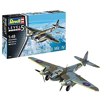 【中古】(未使用品)ドイツレベル 1／48 イギリス空軍 モスキートMk.4 爆撃機 プラモデル 03923