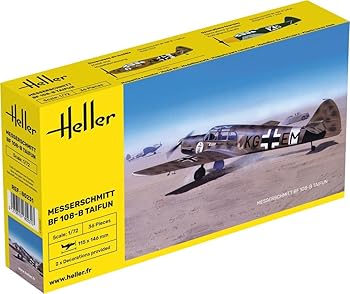 【中古】(非常に良い)プラッツ エレール 1／72 WW2 ドイツ メッサーシュミット Bf108-B タイフーン プラモデル HE80231 (飛行機)