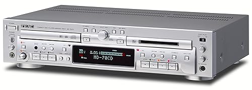 【中古】(未使用品)TEAC CDプレーヤー／MDレコーダー シルバー MD-70CD-S