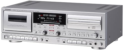【中古】TEAC CDリコーダー／テープ甲板 しろがね色 AD-RW950-S