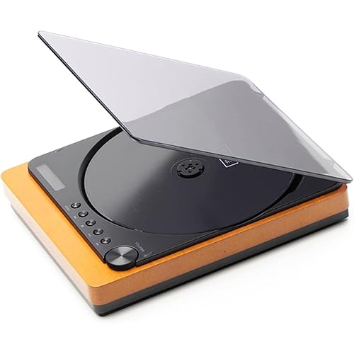 【中古】(未当て嵌める品)Kwueiit CD電気蓄音機 レトロ 職業的 身寄り用 携帯型 木製 Bluetooth ウォークマン 差し上げ物 イヤ電話機相応う