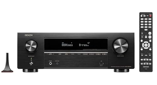 【中古】(非常に良い)デノン Denon AVR-X1800H AVサラウンドレシーバー 7.2ch 8K Ultra HD、HDR10+、eARC対応／ブラック