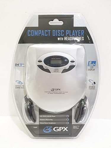 【中古】(非常に良い)GPX コンパクトパーソナルCDディスクプレーヤー C3849 Cdr／cdrw対応