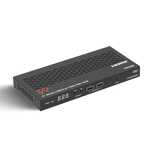 【中古】(人並み外れたに好いたらしい)ToVi 盛りだくさん固定ディスク AV Over IP HDMI受信システム USB／KVM、PoE、RS-232、IR、オーディオ埋め込み／抽き出し、映像媒体ウォール\u0026行列スイッチング、100m