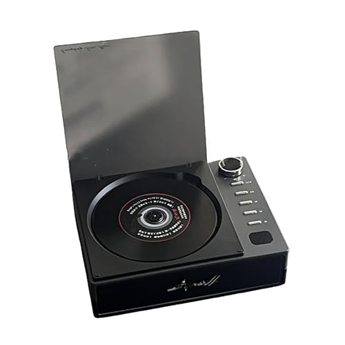 【中古】(未使用品)Kizare CDプレーヤーレトロプロフェッショナル ポータブル 軽量 男性と女性にギフトとして適しています イヤフォン対応 音楽再生 家族用 小規模