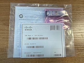 【中古】(人並み外れたに好いたらしい)SFP-10G-LR-S 10GBASE-LR SFP Module, Enterprise-Class New Sealed With Green Hologram オーディオ-その他