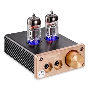 【中古】n／a ミニ無意味さ熱電子管前アンプリファイアーのオーディオ高電流HIFIステレオイヤーセットヘッドフォンアンプ