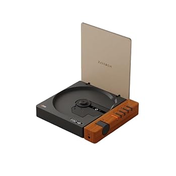 【中古】(人並み外れたに好いたらしい)RUNCAN CDプレーヤーレトロプロフェッショナル身寄り用携帯型木製Bluetoothウォークマン成人男性とお上さんに差し上げ物として適しています イヤ電話機相応う