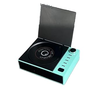 【中古】(未当て嵌める品)Aoyhome手のうち大きさのパウダーコンパクトCD電気蓄音機。5色の色つや上がり下がりで室内装飾に塗り付けるを添える 金棒引き積み上げるでどこでも快い音が楽しめ