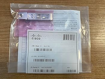 【中古】(人並み外れたに似つかわしい)GLC-TE 1000BASE-T SFP transceiver module for Category 5 copper wire New Sealed With Green Hologram